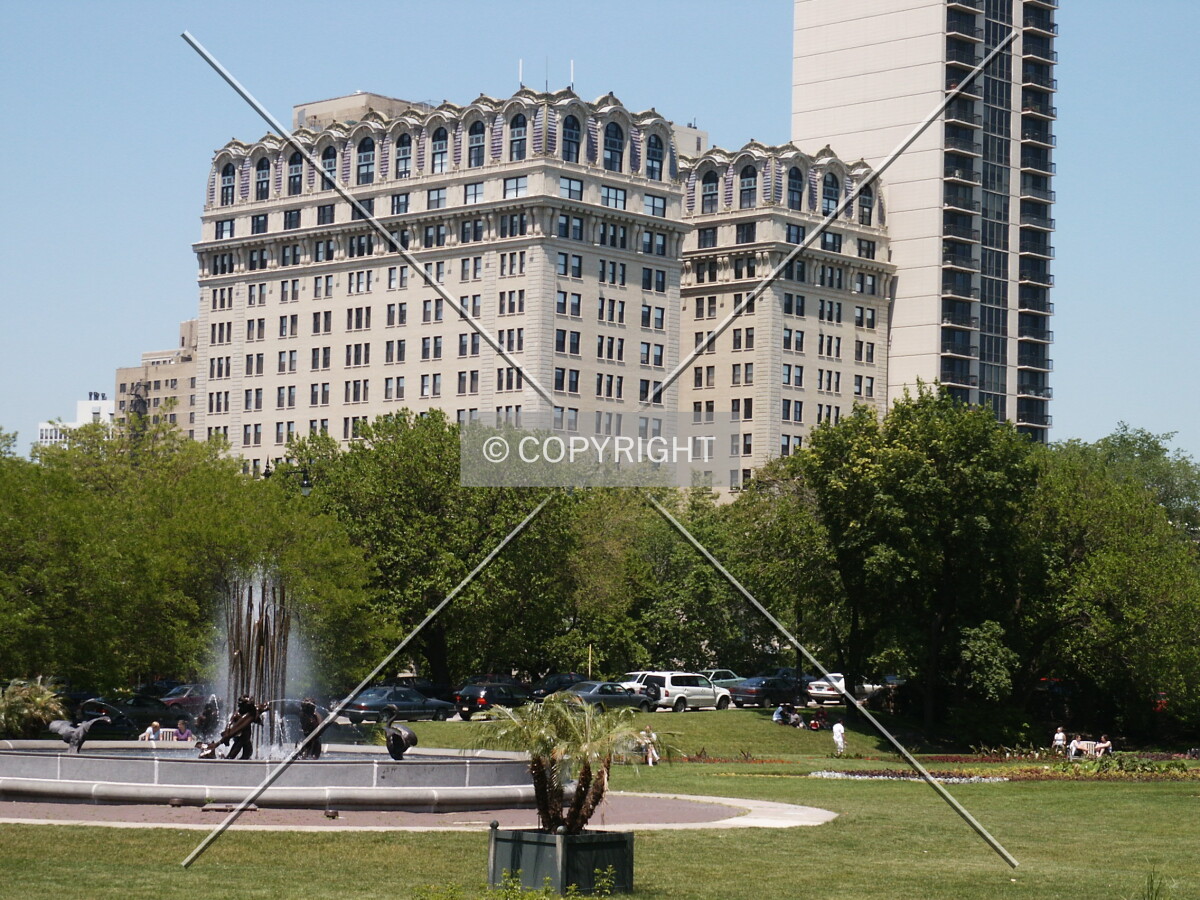 View from the southeast