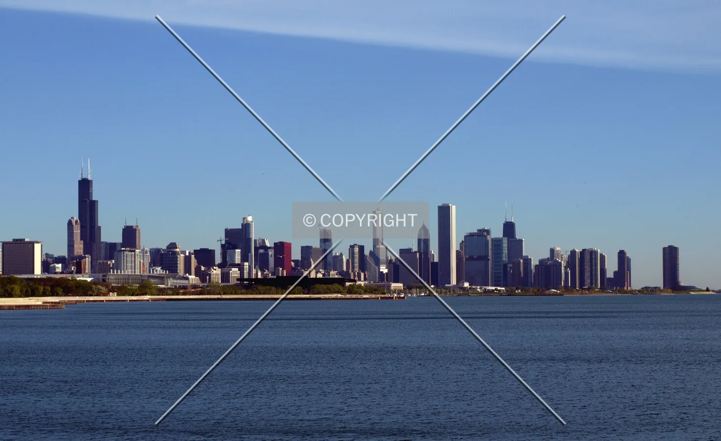 Skyline view from the south