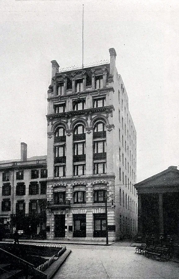 Vintage view from the southwest