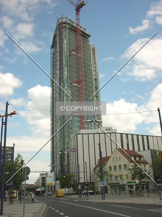 Side view from Berliner Straße