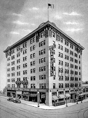 Vintage view from the northwest