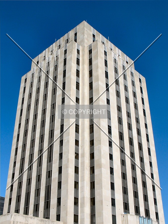 Southwest corner from across Kellogg Boulevard