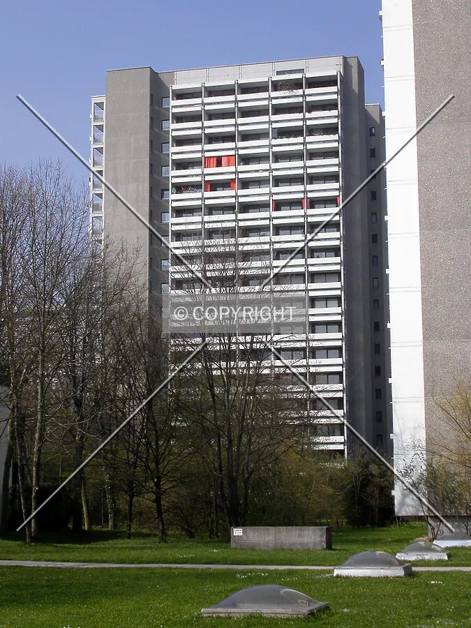Eastern side of the building