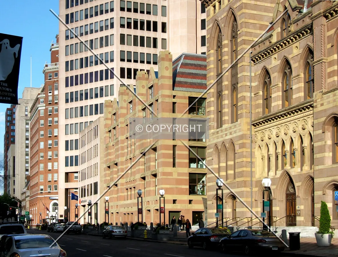 View from the southwest along Church Street
