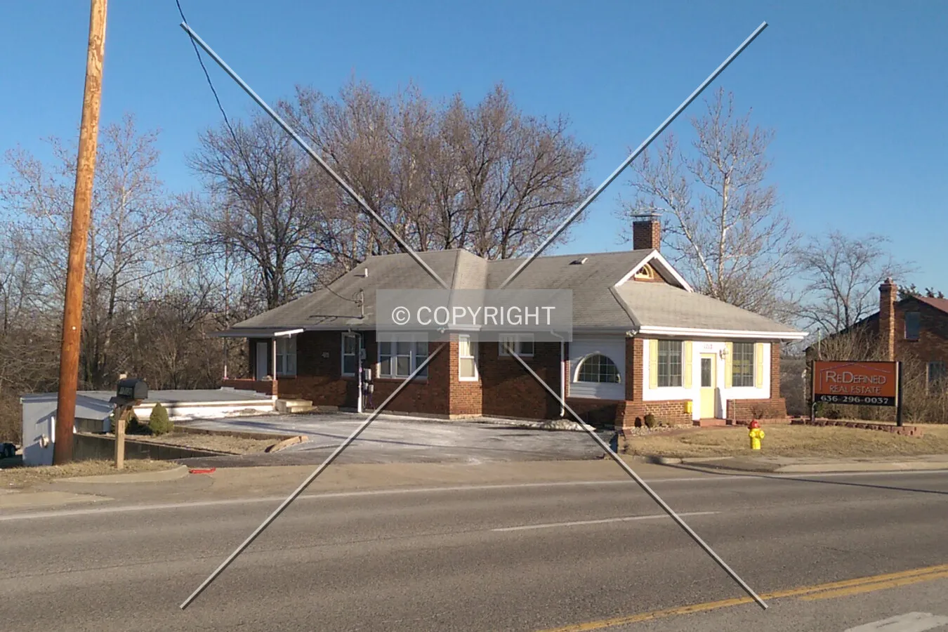 View from the northwest; March 7, 2015