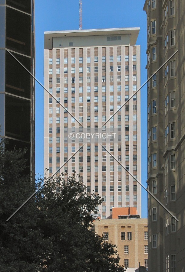 View to the north from Poydras Street