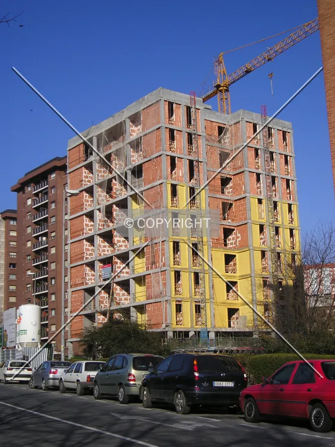 View of the north and west facades