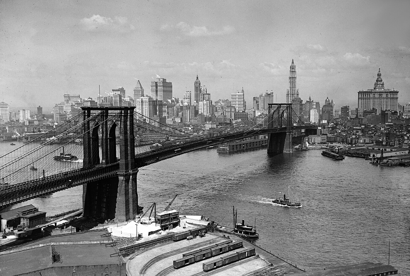 Vintage view from the southeast