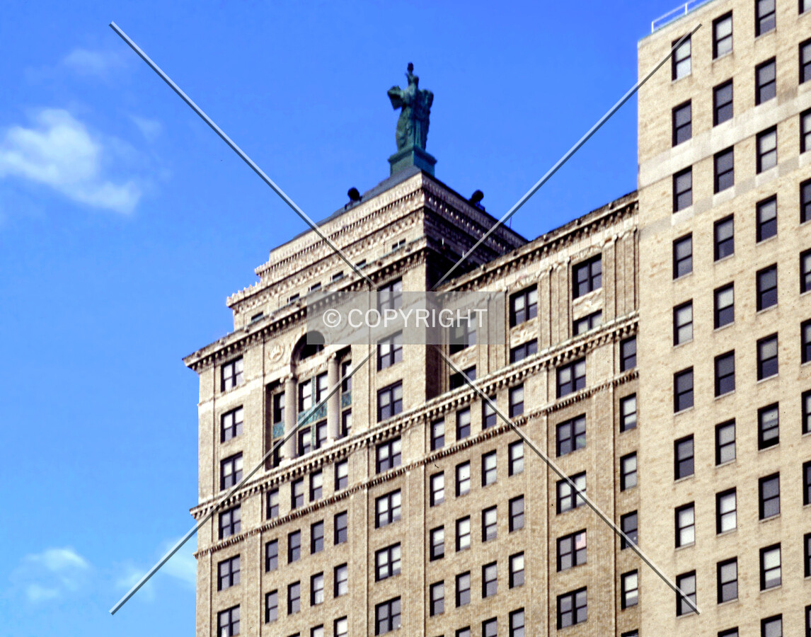 Building crown from the southeast