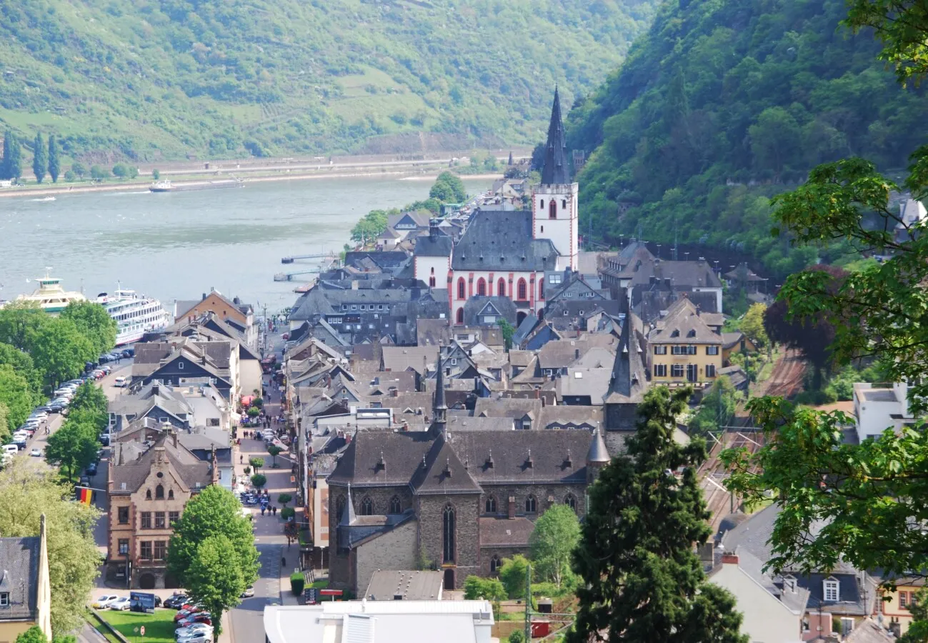 View from Burg Rheinfels castle