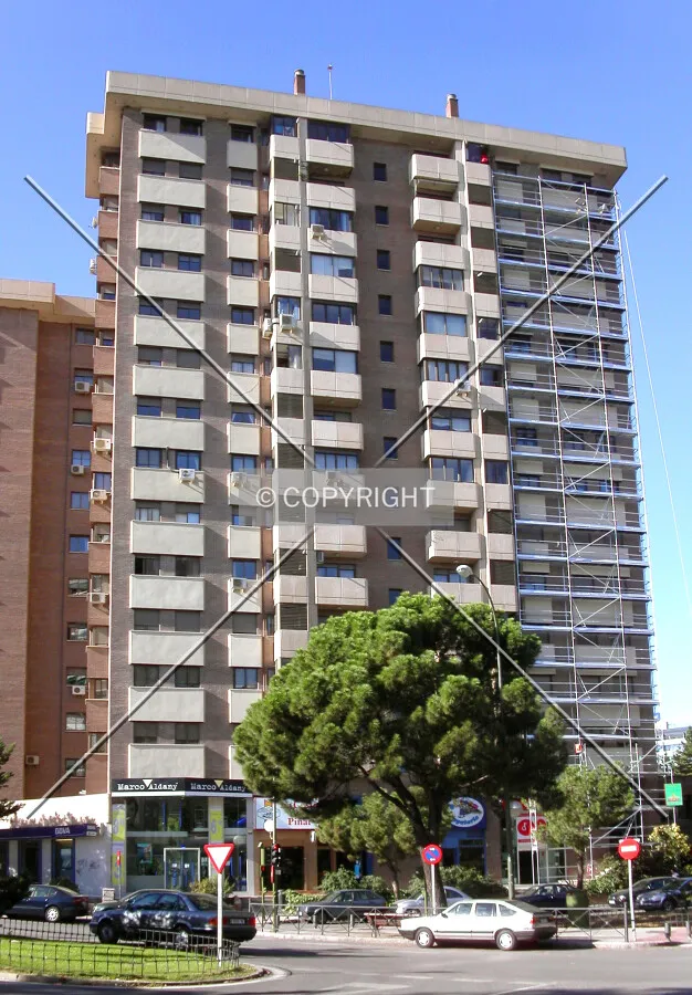 As seen from calle Arturo Soria