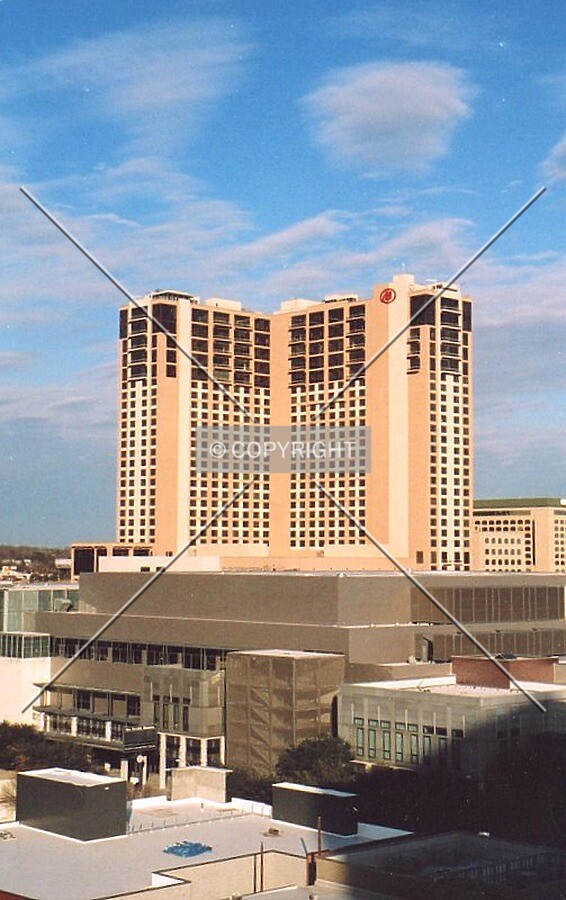View from southwest across the convention center