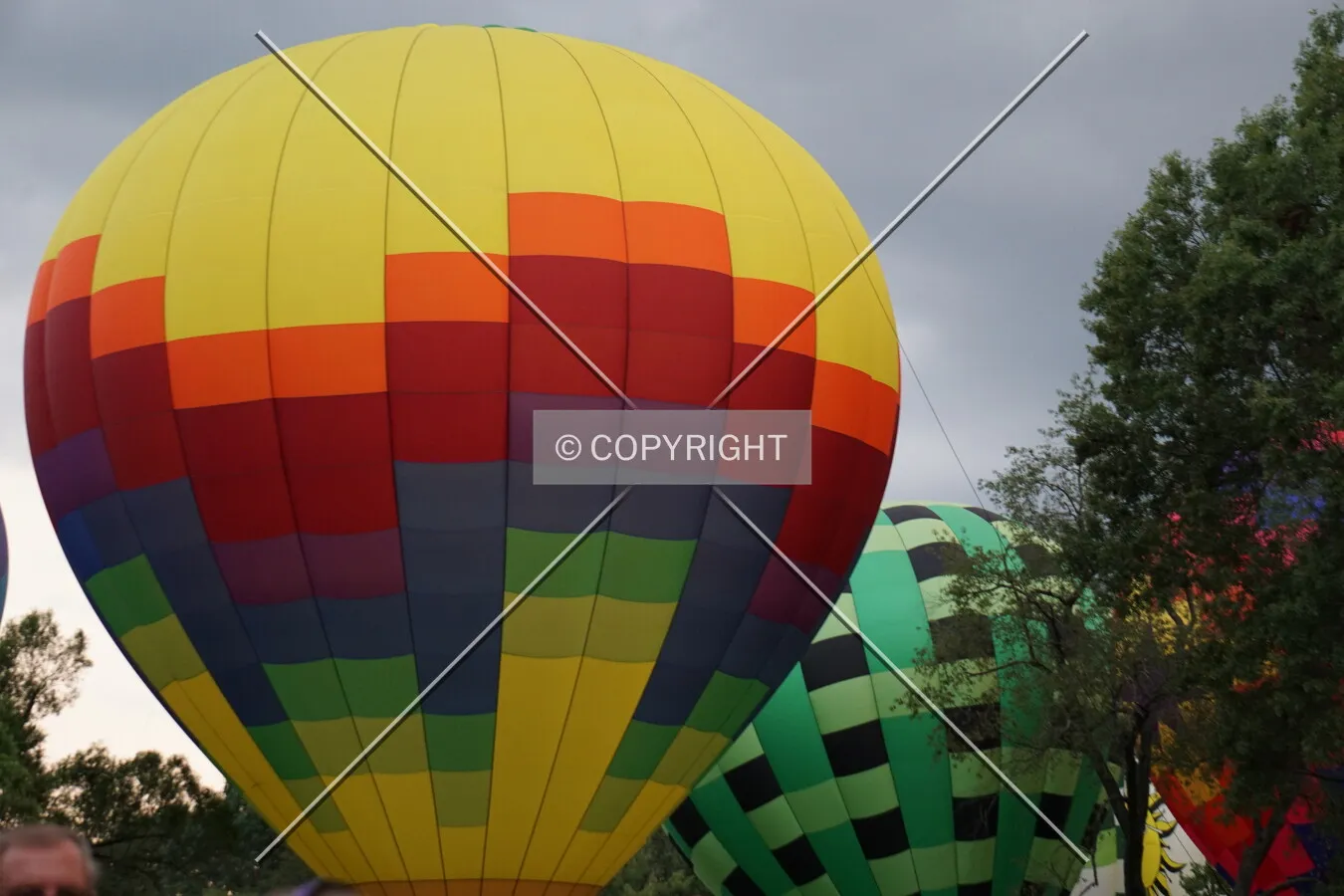 Hot air balloons; August 20, 2016