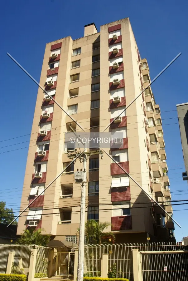 Looking up from across General Lima e Silva Street