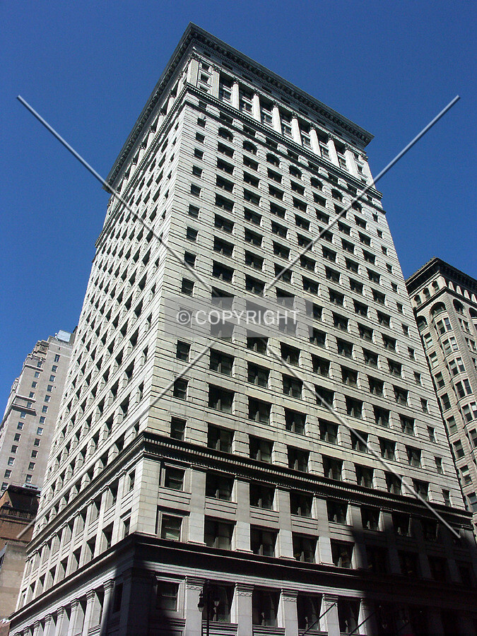 View of east facade from southeast across South Broad Street