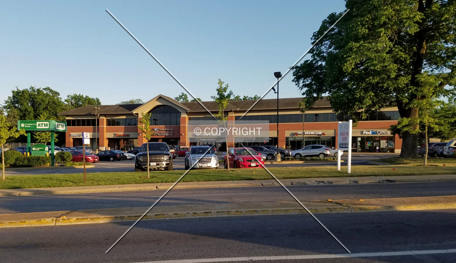 View from the northwest; June 12, 2017