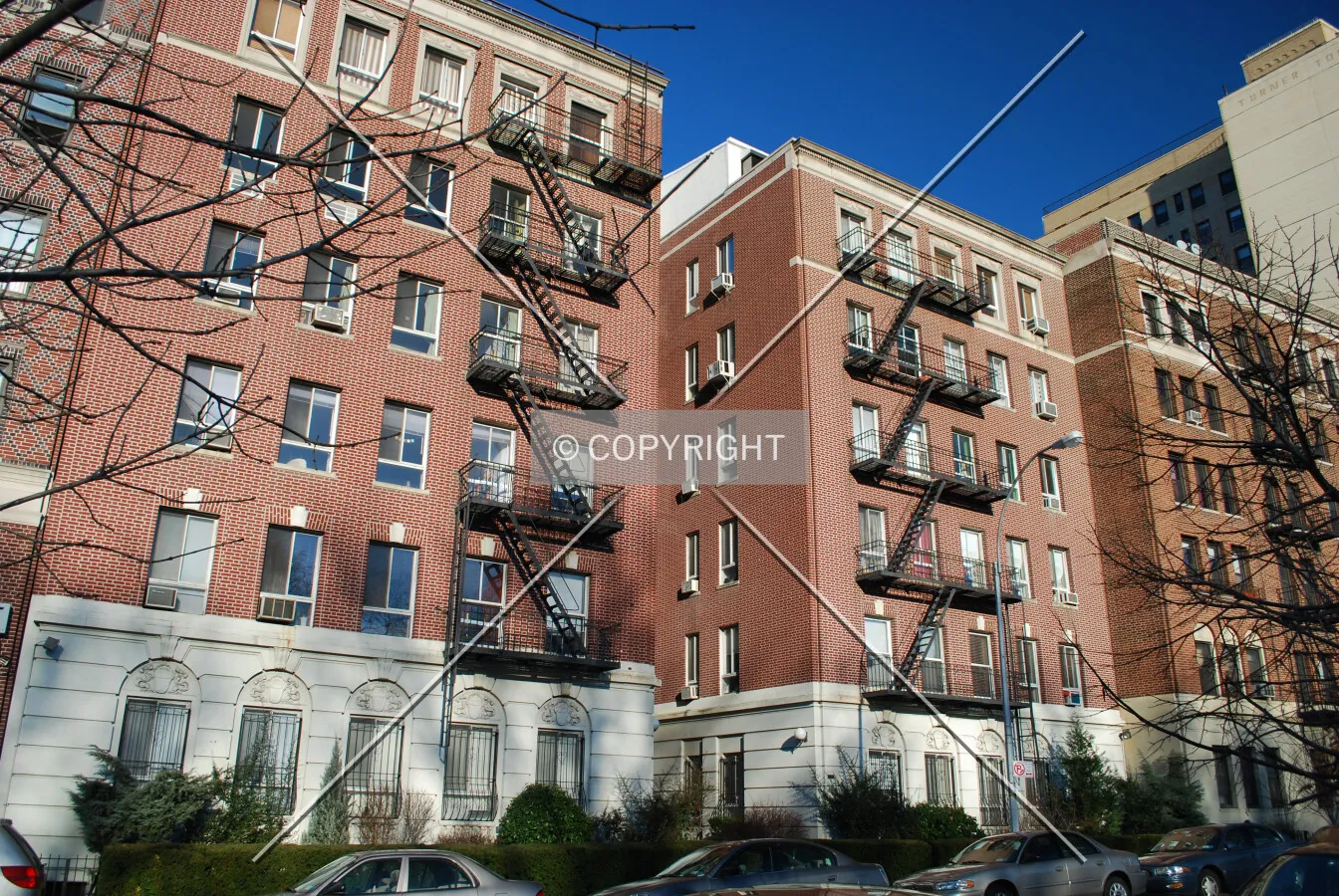 Looking up from Eastern Parkway