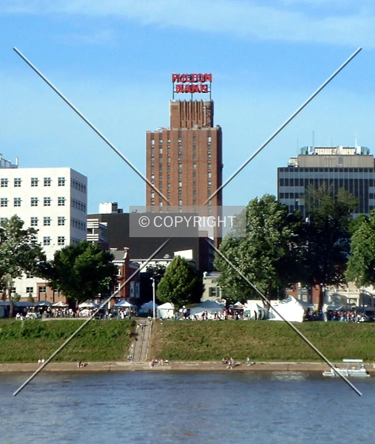 View from the southwest across the Susquehanna