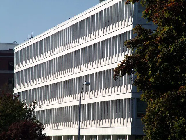 View from the southeast