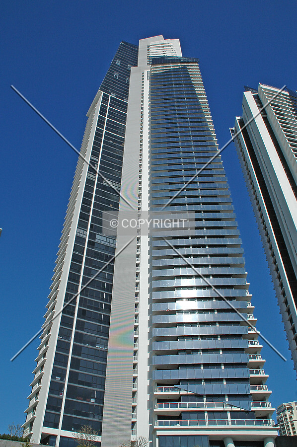 Looking up the west side