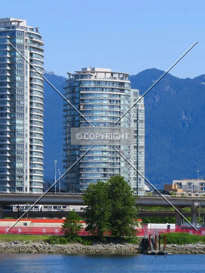 View to the north across False Creek