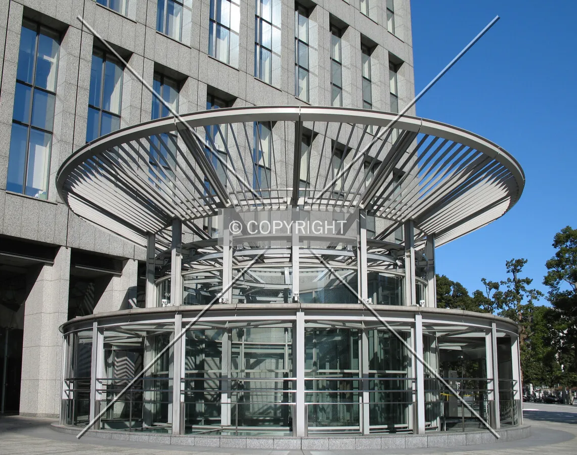 The elevator access lobby