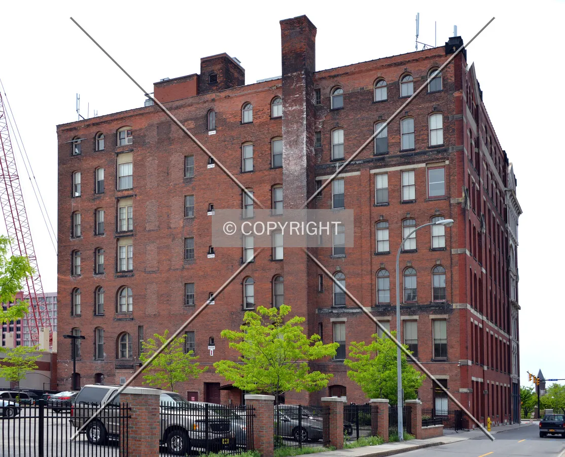 View from the northeast on Pleasant Street