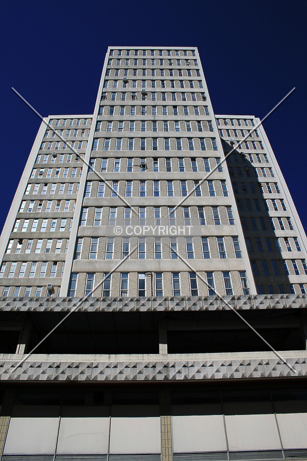 Looking up from Long Street