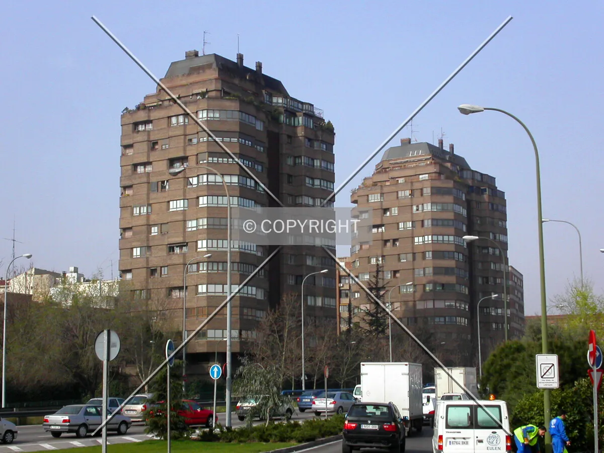 The complex as seen from the east