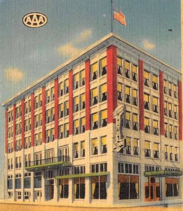 Vintage postcard view