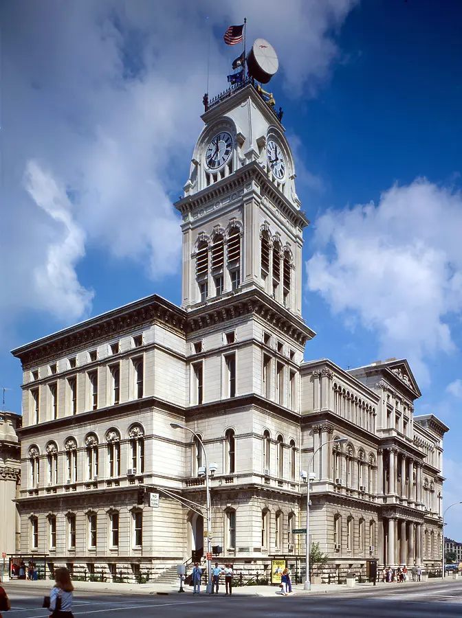 Vintage view from the southeast