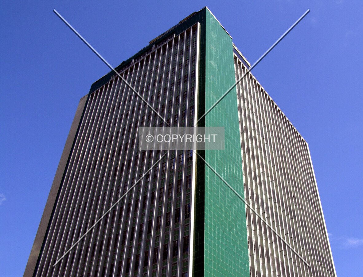 Looking up the southwest corner from Canal Street