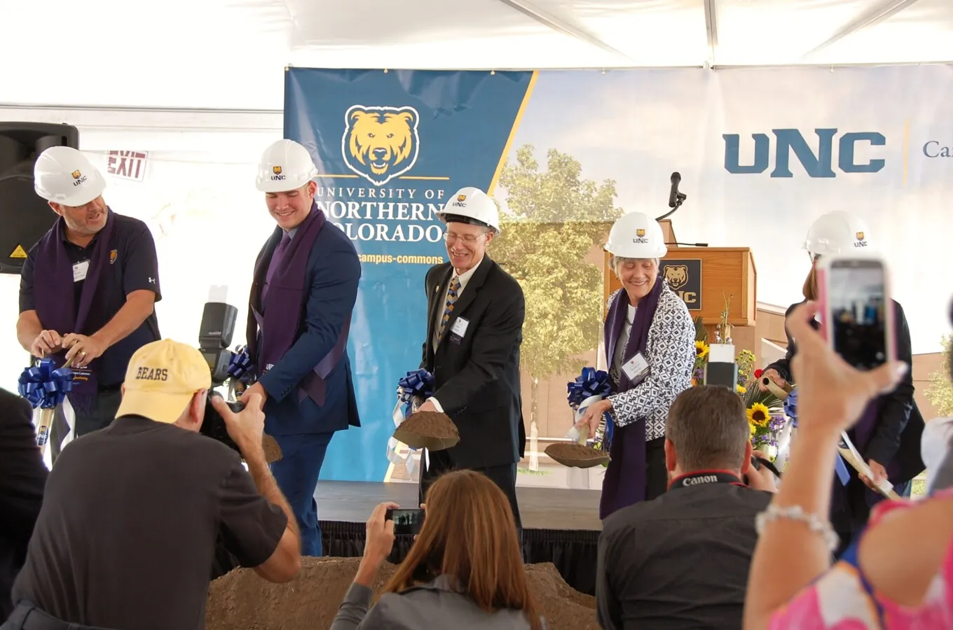 Breaking ground