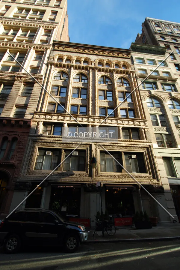 Looking up from East 16th Street