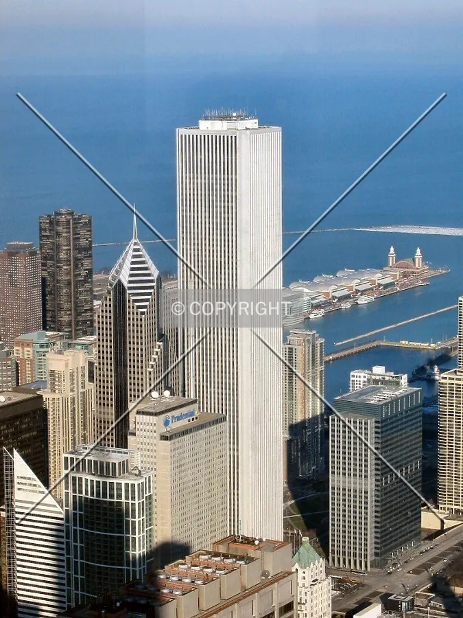 View to the northeast from the Sears Tower Skydeck