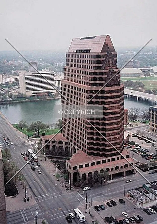 View from northeast from 301 Congress roof at 287 feet high