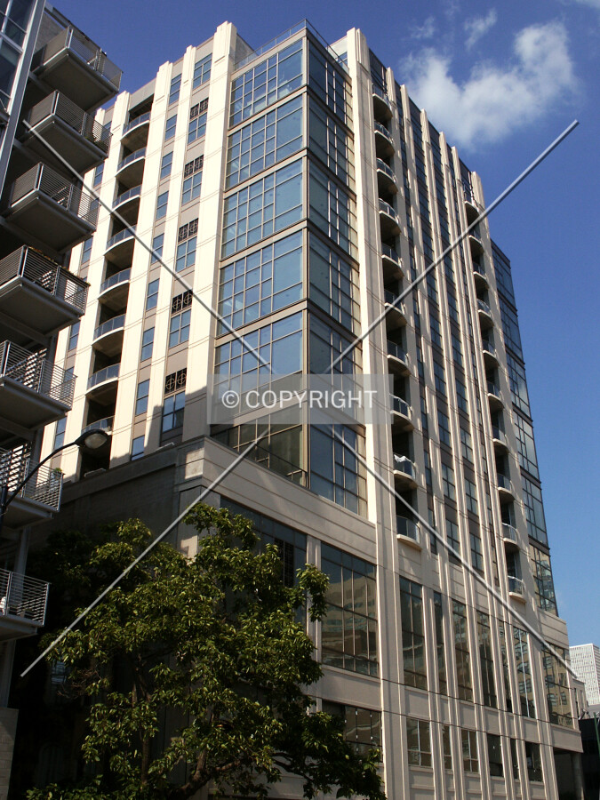 Looking up from the southwest