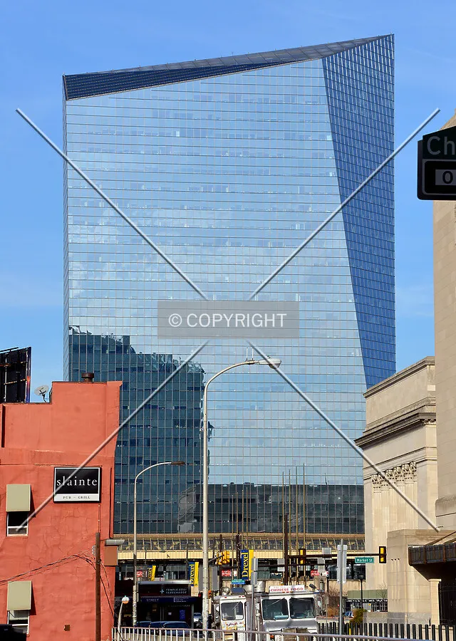View from the southwest at 30th and Chestnut Streets