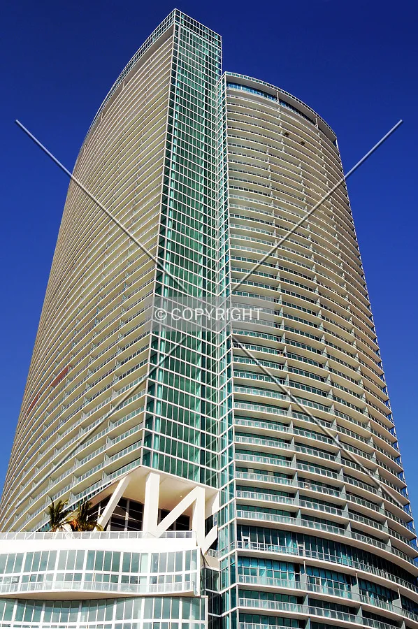 Looking up at top half from the east