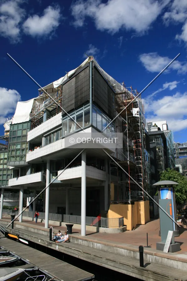 View of the west facade