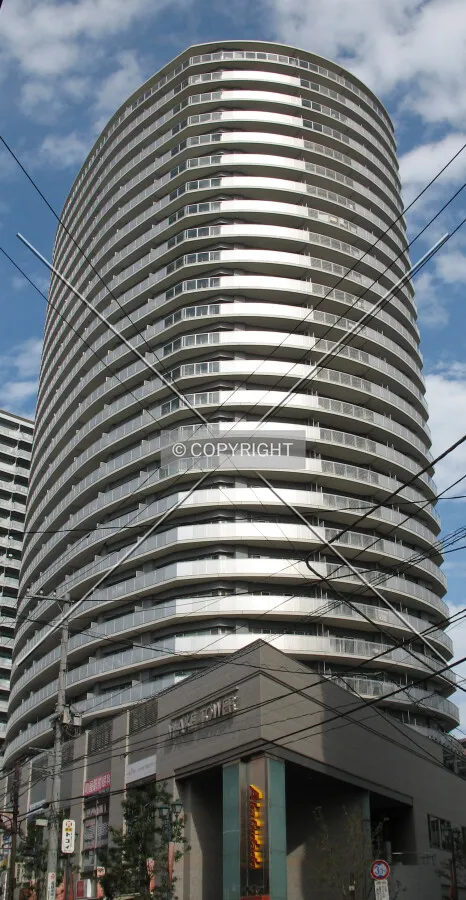 Looking up from the southwest