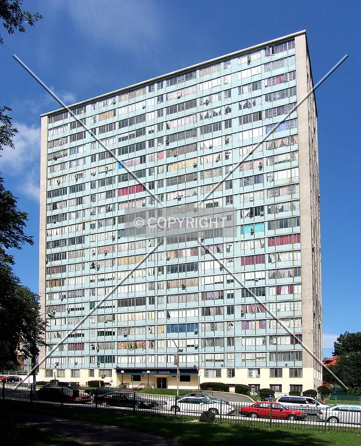View from the southeast