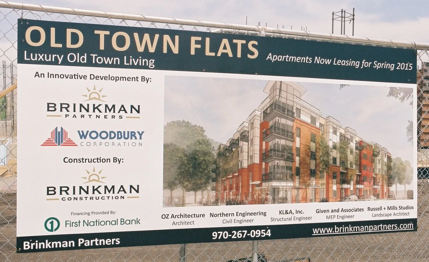 Construction signage