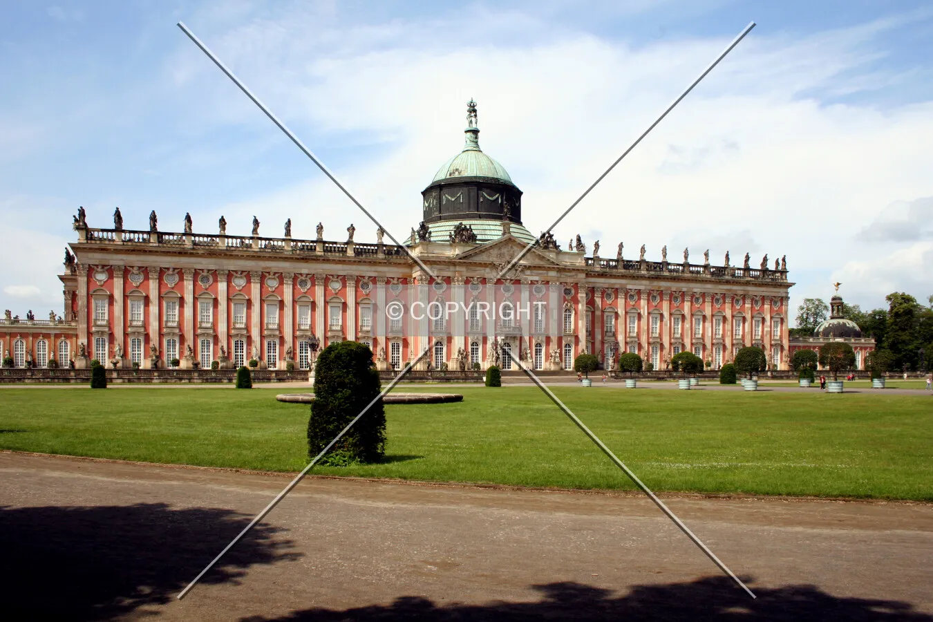 View from the east
