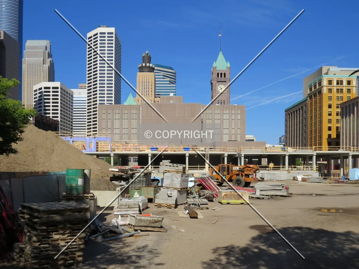 View to the west from Portland Avenue