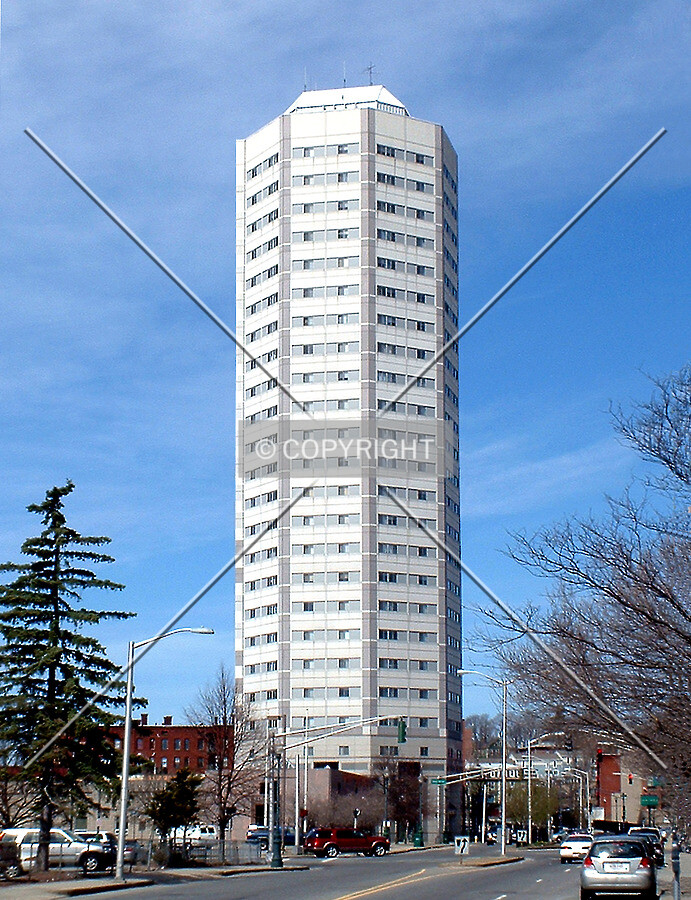 View from the southeast