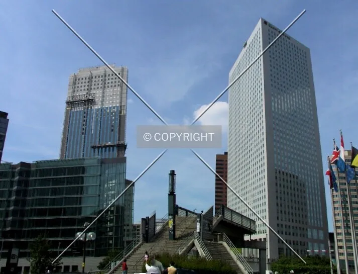 Construction shot with its twin Egee on the right