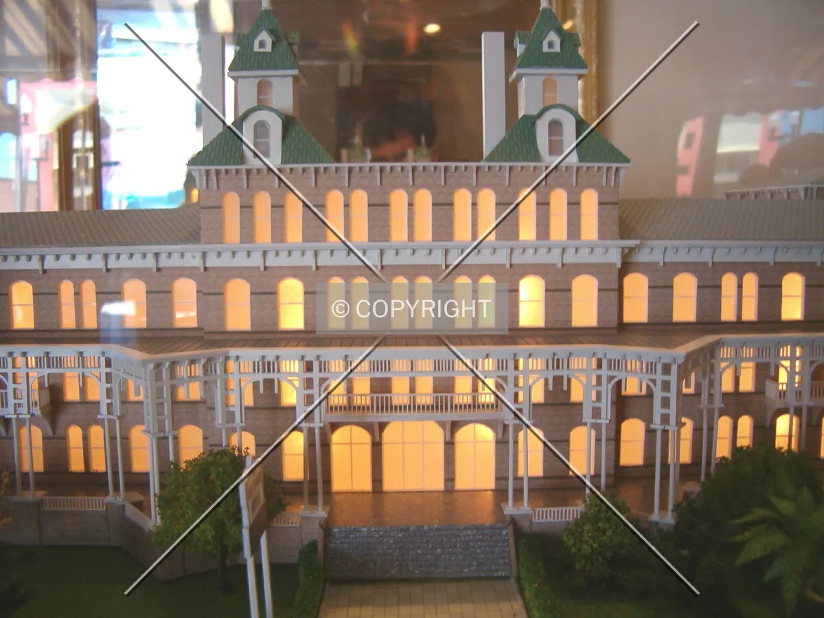 View of the central elevation