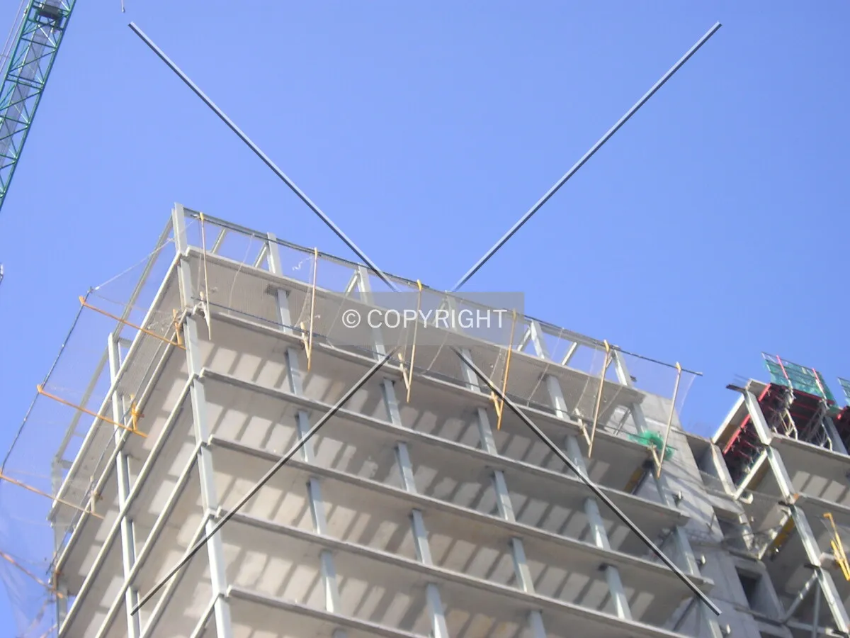 View of the upper part of the structure