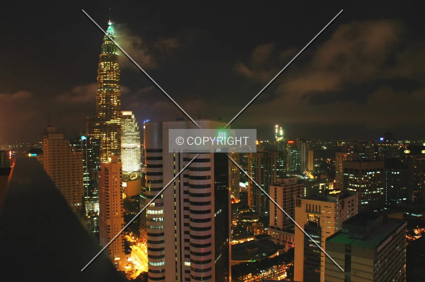 View from Menara Pan Global rooftop